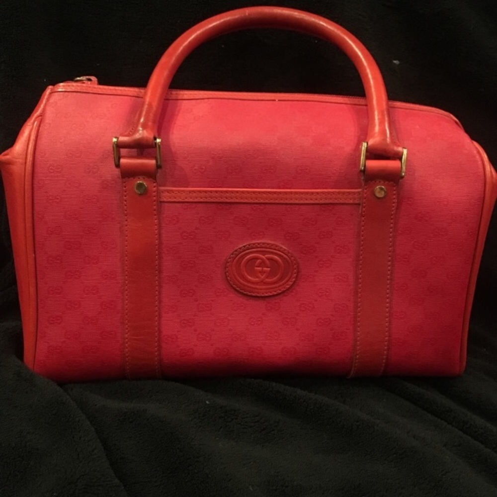 Gucci Purse Handbag Tote Red